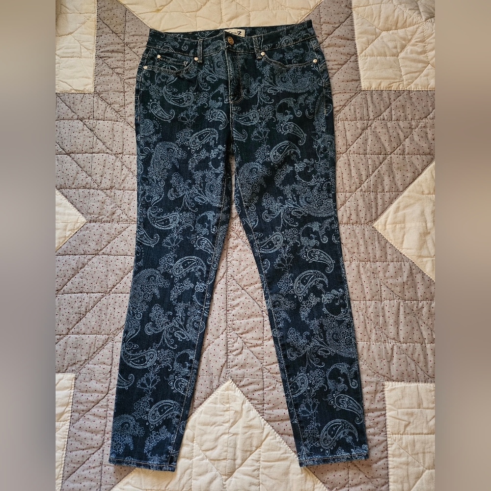 Seven7 Women's Dark Blue- Booty Shaper Legging Jeans